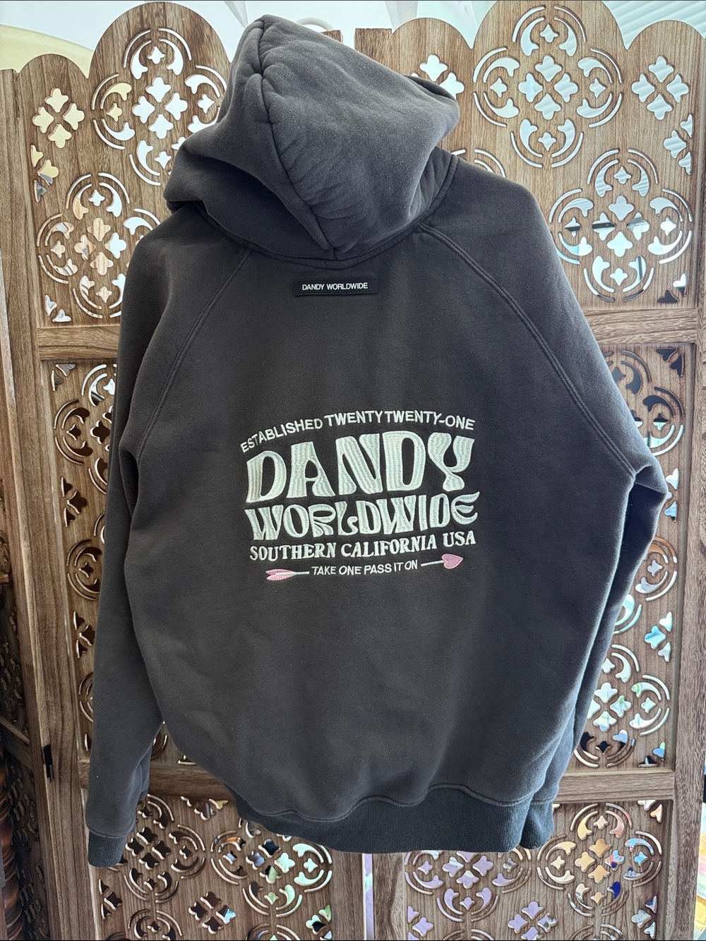 Women's Black Graphic Hoodie